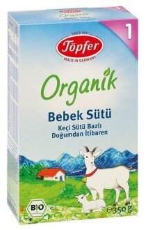 Töpfer 1 Organik Keçi Sütü Bazlı 350 gr Bebek Sütü kullananlar yorumlar